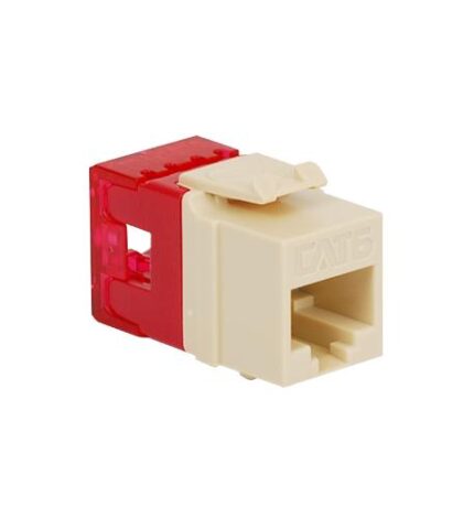 ICC IC1078F6AL Cat 6 HD Network Module Almond for High-Speed Data