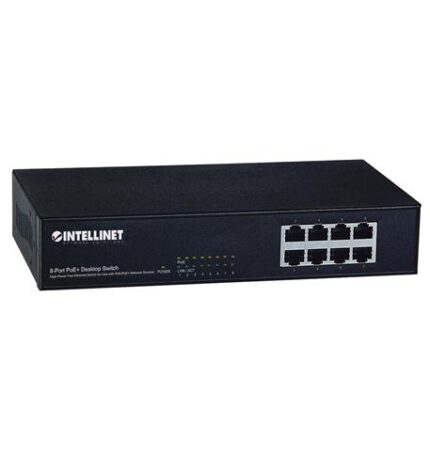 8 Port POE 10/100 Desktop Switch