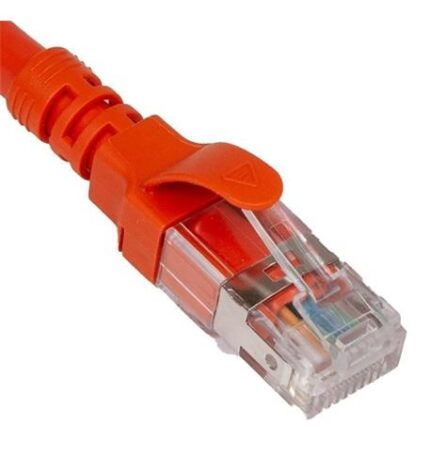 ICC High-speed CAT6A U/FTP patch cord 7ft orange