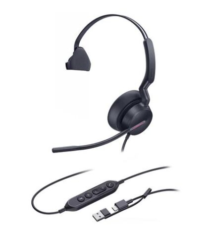 Yealink UH46 Mono USB-C Headset with Noise Cancellation