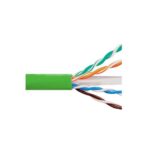 ICC Cat6e 600MHz CMR PVC Green Network Cable 1000ft