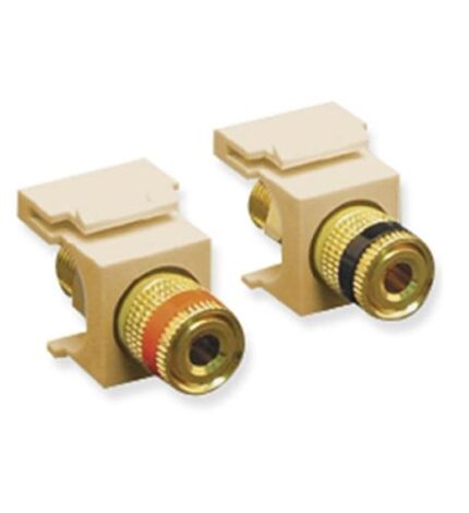 ICC IC107PMGIV Gold Plated Speaker Binding Post Module