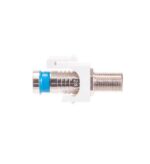 ICC IC107FQGWH Compression F-Type Keystone Jack for RG6Q Cable - Image 2