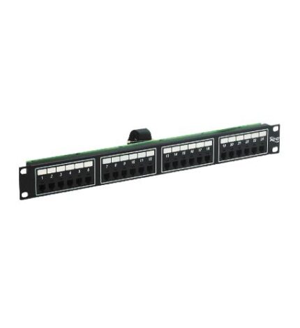 ICC 24-Port 6P2C Telco Patch Panel 1RMS Rack Mount