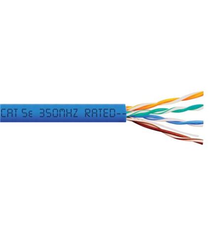 ICC CAT5e 350MHz Blue CMP Plenum Cable 1000FT UTP