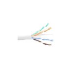 ICC Cat6e 600MHz CMR PVC Cable 1000ft White - Solid Copper