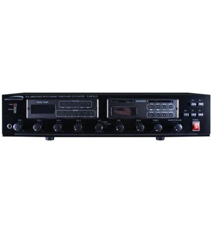 SPECO 60W PA Amplifier with FM Tuner and 8-Function CD Player