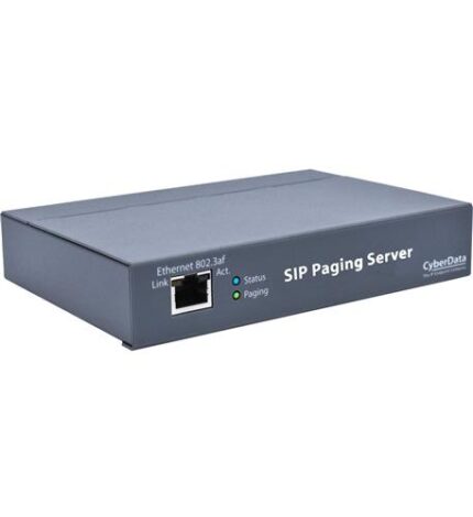 CyberData VoIP V3 Paging Server with 25 Bell Files & Voice Control