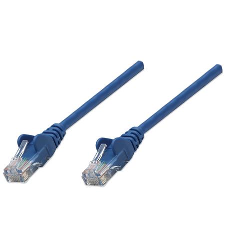 CAT6e BOOT PATCH CORD 2 FT BLUE Intellinet ITL-738316 Gold Plated 2FT CAT6e Ethernet Cable - Image 1