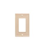 ICC IC107DFSIV Ivory 1-Gang Voice Decora Faceplate with Screws - Image 2