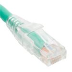 ICC Cat6 Patch Cord 1ft Clear Boot 10-Pack Green