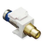ICC IC107RQYWH Compression Crimp Module for RG6Q RCA Cable