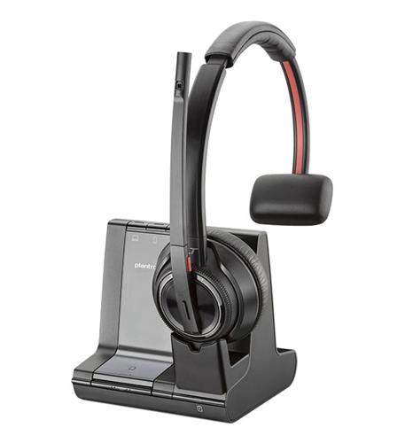 W8210-M,SAVI 3IN1,OTH MON,MSFT CERT,DECT Plantronics W8210-M SAVI 3IN1 ANC Bluetooth Headset - Image 1