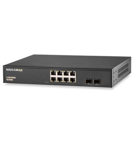SIGNAMAX CONNECTIVTY SC10080 8-Port Gigabit PoE+ Switch Rugged Metal