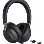Yealink BH76 Plus UC Black USB-C ANC Headset with Qi Charging