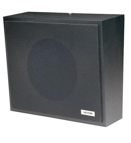 1Watt 1Way Wall Speaker - Black VALCOM 1Watt 1Way Black Wall Speaker with Volume Control - Image 1