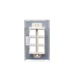 Stainless Steel 1-Gang 6-Port Faceplate for ICC Jacks - Image 2