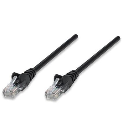 Intellinet Cat5e Ethernet Patch Cord 0.5ft with Snag-Free Boot