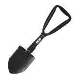 SOG F08 Foldable Steel Shovel with Serrated Blade for Camping