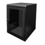 Wavenet 9U Wall Mount Server Cabinet with Plexiglass Door