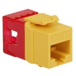 ICC Yellow Cat 6 Keystone Jack HD Module Ethernet Network