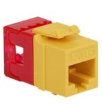 ICC Yellow Cat 6 Keystone Jack HD Module Ethernet Network