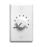 SPECO 10W Volume Attenuator Wallplate for Audio Control