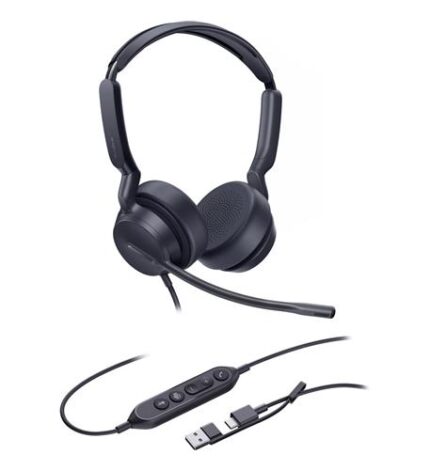 Yealink UH42 Dual Teams USB-C/A Headset with AI Noise Cancel