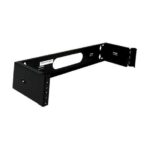 Wavenet 2U Hinged Wall Bracket 19" Wide Black
