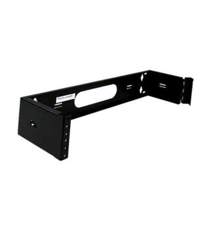 Wavenet 2U Hinged Wall Bracket 19" Wide Black