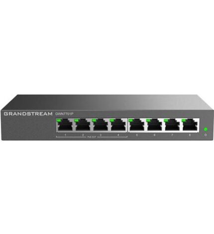 Grandstream 8-Port Gigabit Layer 2 Switch with 4 PoE+ Ports