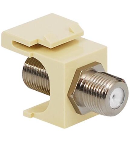 ICC IC107B5FAL Nickel Plated F-Type Module for Audio Video