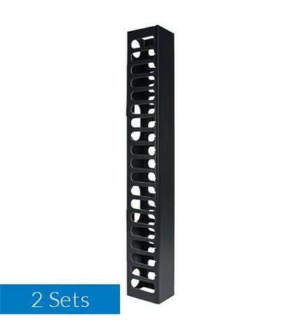 ICC MSC30BK Vertical Finger Duct for 7ft Rack Cable Management