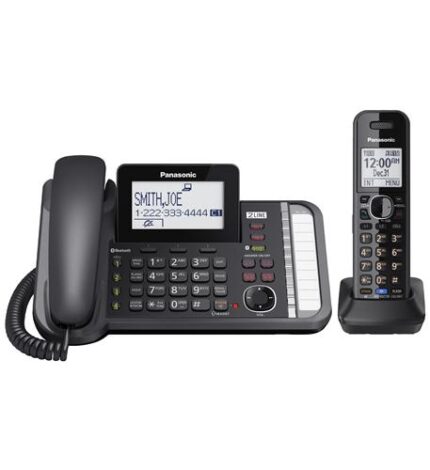 Panasonic KX-TG9581B 2-Line Corded/Cordless Link2Cell Phone