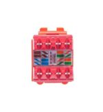 ICC EZ Orange Cat 6 Modular Connector Jack - 8 Position - Image 3