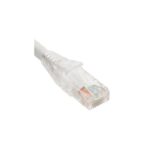ICC 14' White Cat6 Patch Cord Clear Boot Snag-Free