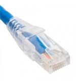 ICC CAT5e Patch Cord 3ft Blue Clear Boot 25-Pack