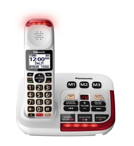 Panasonic Amplified Cordless Phone with Answering Machine