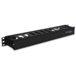 Wavenet 1U Horizontal Cable Manager w/Dual Hinged Cover