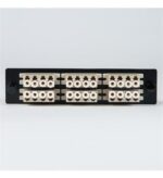 ICC 6 Quad LC 24F Beige Fiber Optic Adapter Panel MM - Image 2