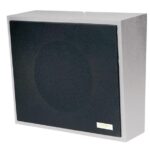 VALCOM 8in Amplified Wall Speaker Metal Black VC-V-1052C