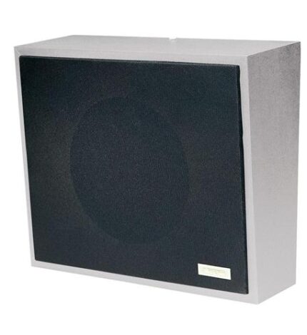 VALCOM 8in Amplified Wall Speaker Metal Black VC-V-1052C