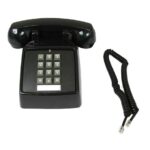 Cortelco Desk Phone ITT-2500-MD-BK Single Line Black