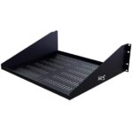 ICC 15in Vented Steel Rack Shelf - Heavy Duty, Black