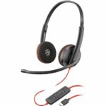 Plantronics BLACKWIRE C3220 USB-C/A Stereo Headset