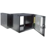 Intellinet ITL-713849 9U 19 Inch Wallmount Rack Cabinet with Glass - Image 5