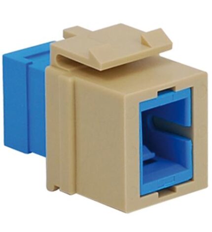 ICC SC Fiber Optic Keystone Module Ivory - High Speed