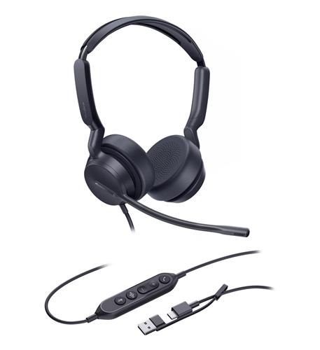 1308215 UH42 Dual UC USB-C/A Yealink UH42 Dual UC USB-C/A Headset with AI Noise Cancel - Image 1