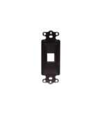 ICC IC107DI1BK Black 1-Port Decora Insert for Voice Data - Image 2