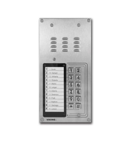 Viking Electronics Stainless Steel VoIP Entry Phone System